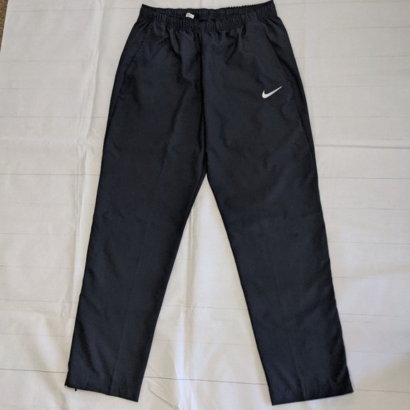 Nike | Pants | Nike Mens Pants Polyester Training Sweats Black Logo ...